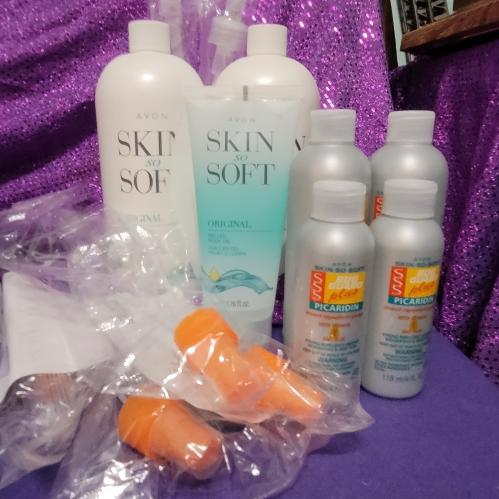 Avon Skin So Soft Bath Collection - NIP With Bug Gaurd Plus